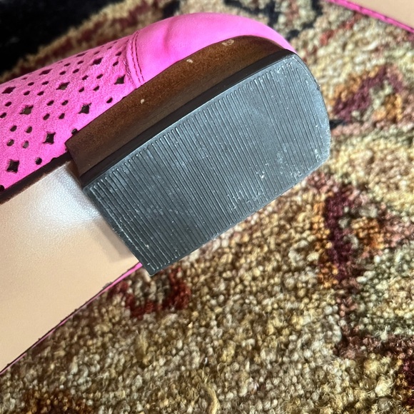 Pink Women's Loafers real leather (suede) handcrafted in Italy size 38 - Picture 5 of 14